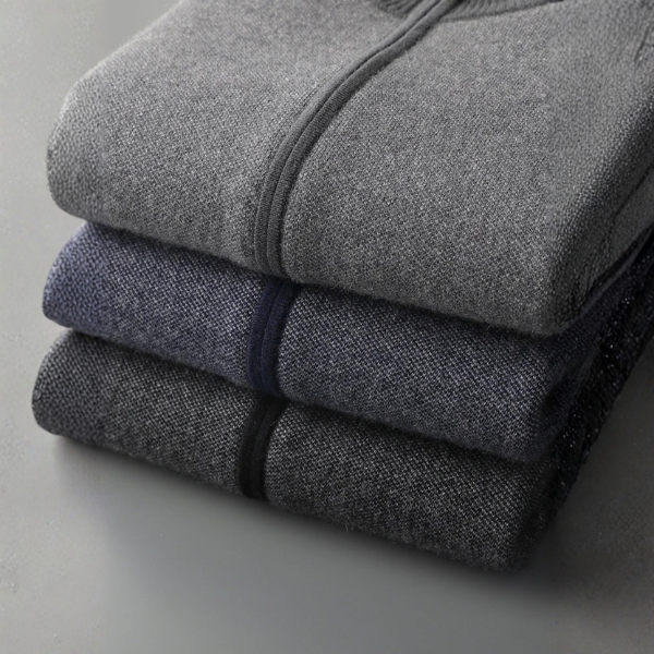 The Lucerne Cashmere Zip Knit