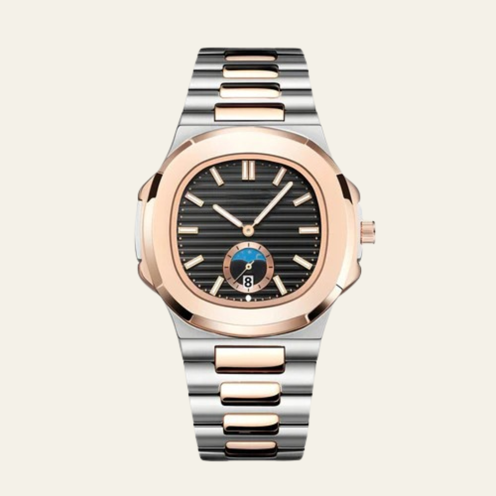 The Toulon Stainless Steel Nautical Watch