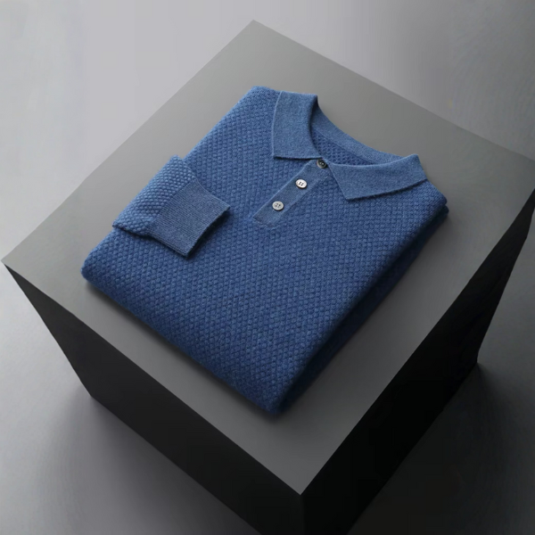 The Zermatt Cashmere Polo Knit