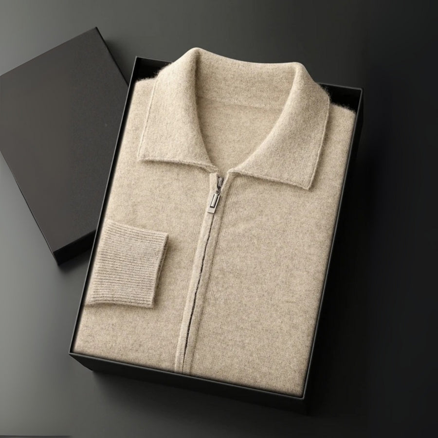 The Lausanne Cashmere Zip Jacket