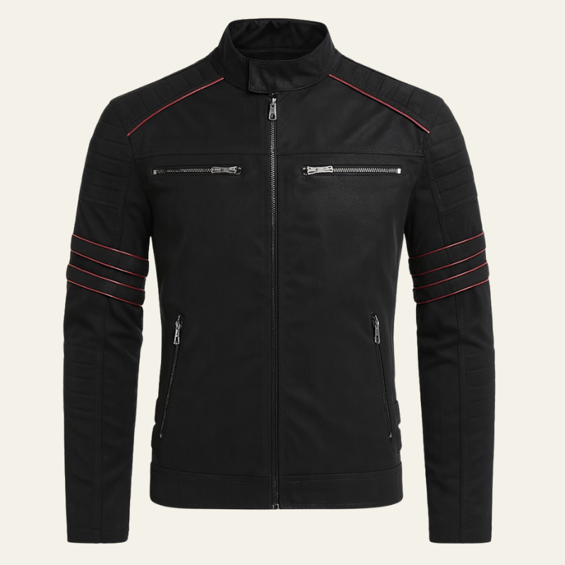 The Cannes Biker Faux Leather Jacket