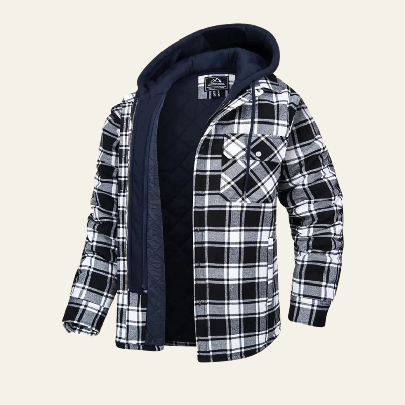 The Whitmore Hooded Check Jacket