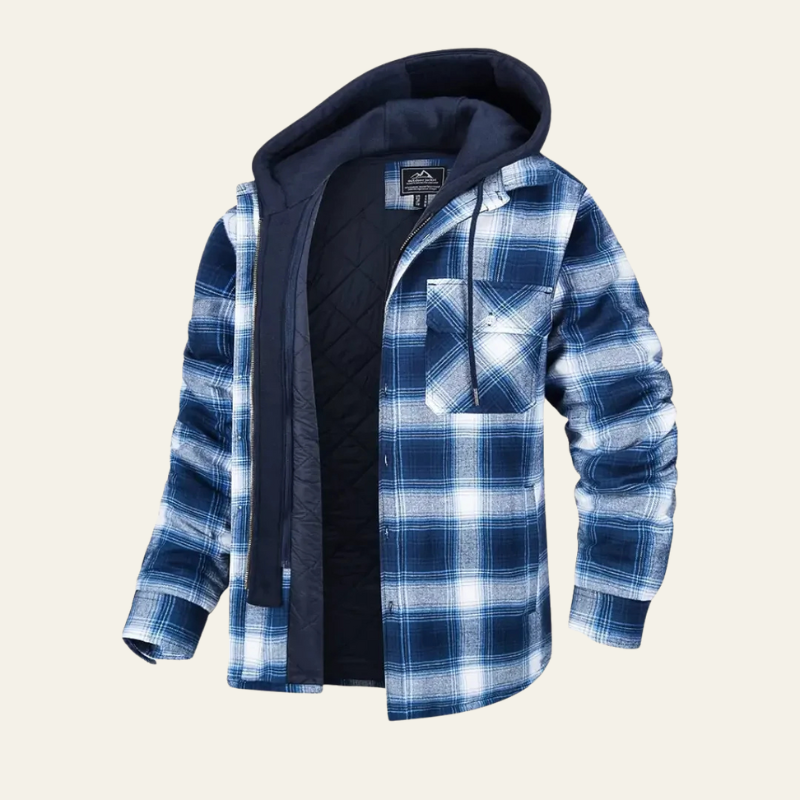 The Whitmore Hooded Check Jacket
