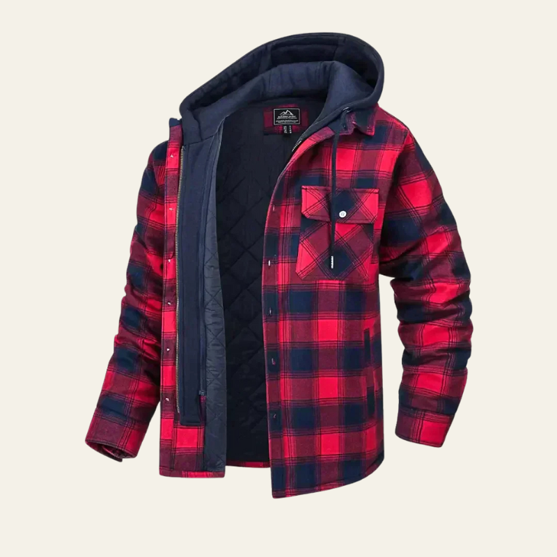 The Whitmore Hooded Check Jacket
