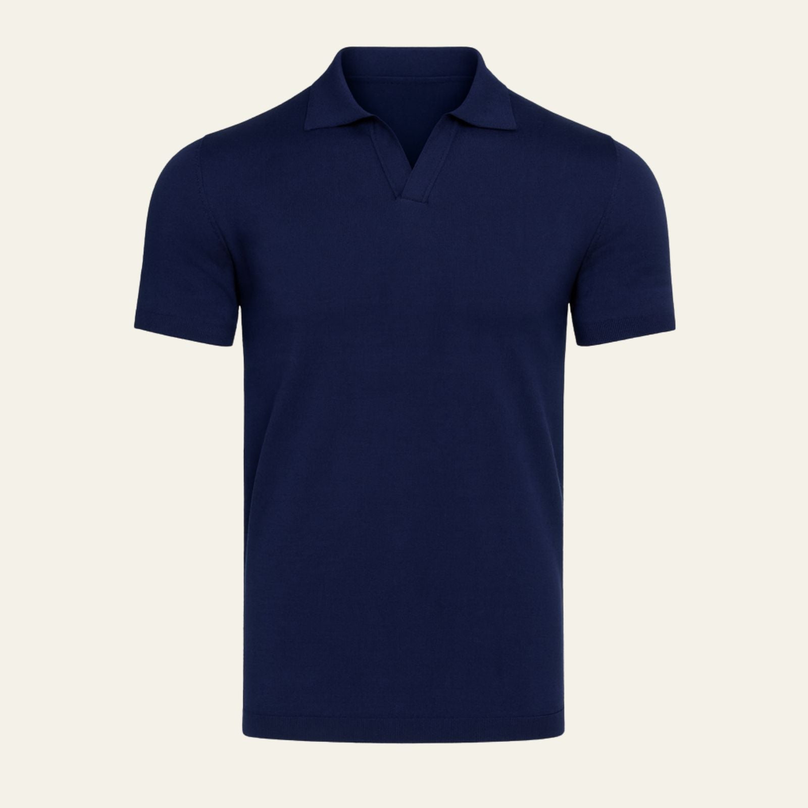 The Palermo Cotton V-Collar Polo