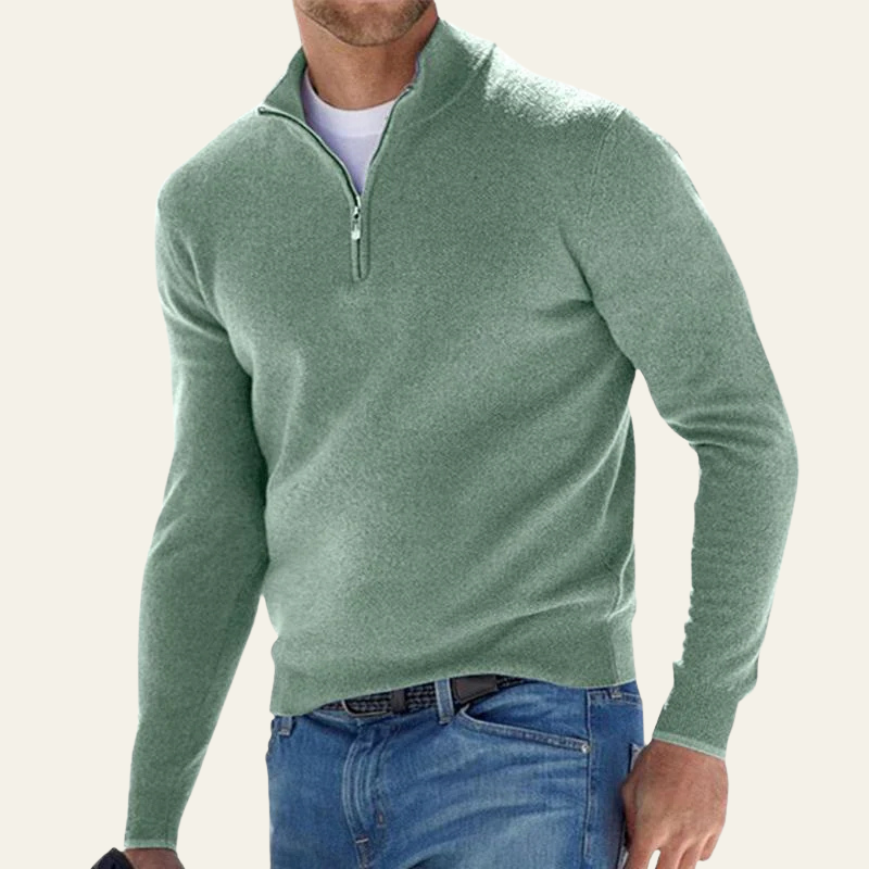 The Catania Quarter-Zip Pullover