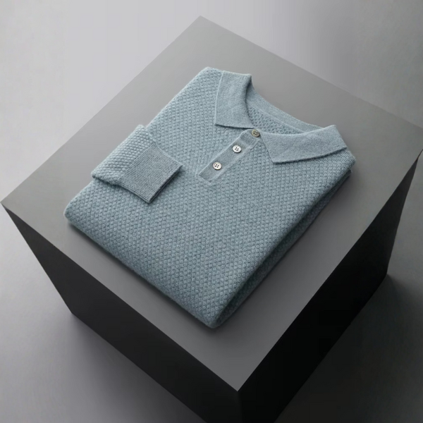 The Zermatt Cashmere Polo Knit
