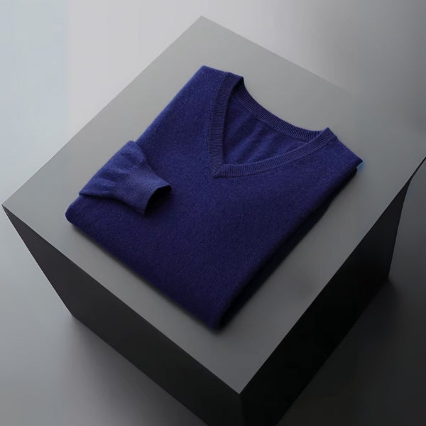 The Sorrento Fine Merino V-Neck Sweater