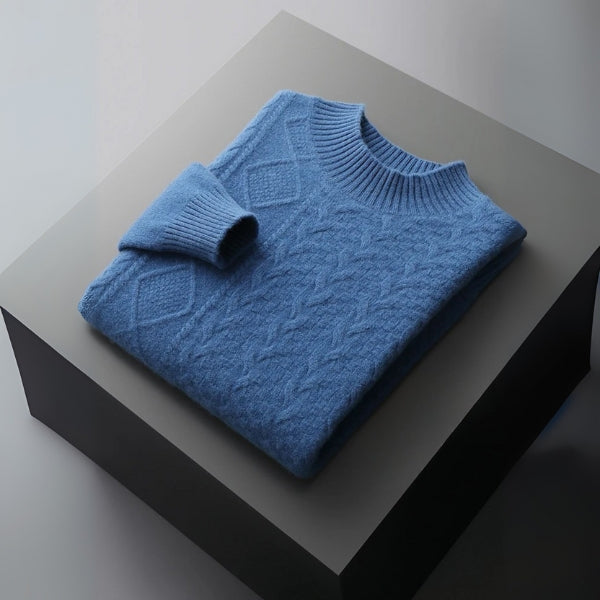 The Taormina Merino Wool Cable Crew