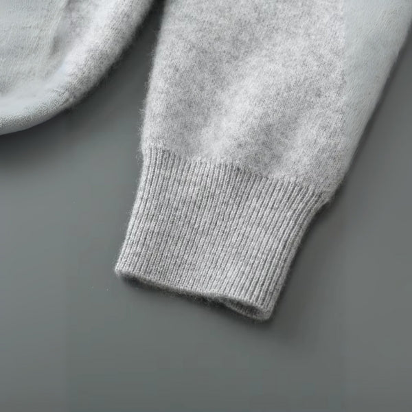 The Lucerne Cashmere Zip Knit