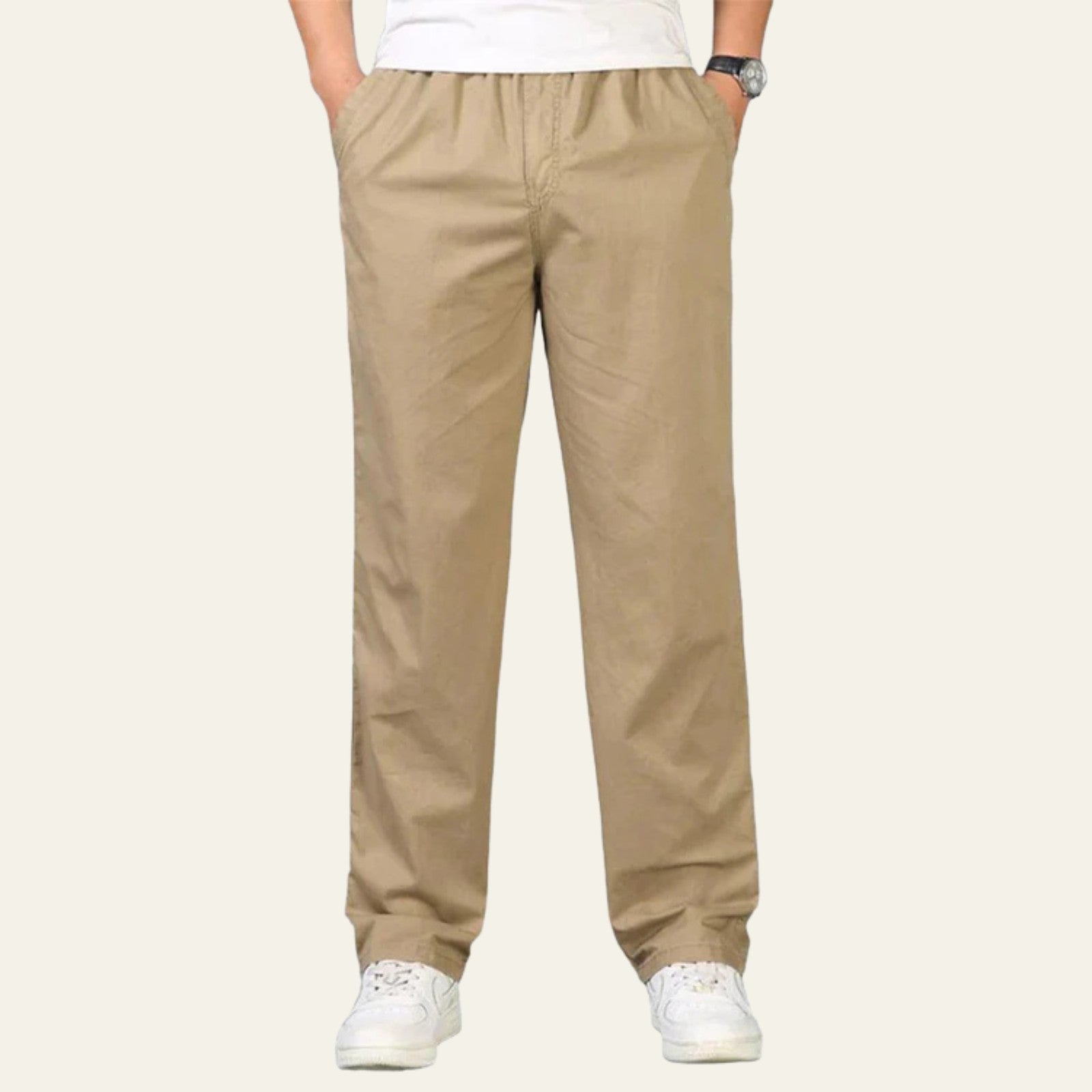 The Milano Cotton–Linen Pantalon