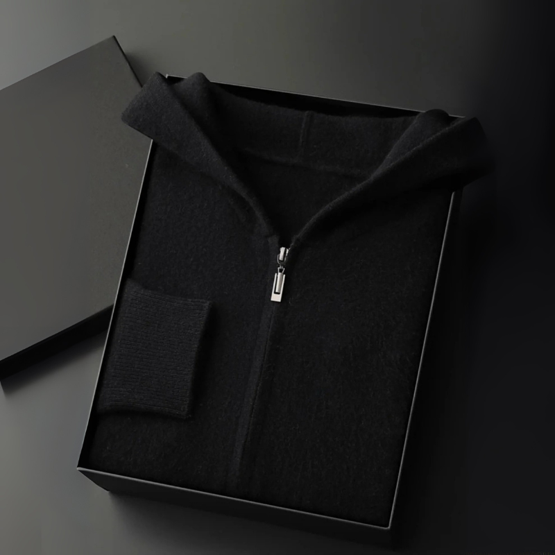The Montreuil Cashmere Zip Hoodie