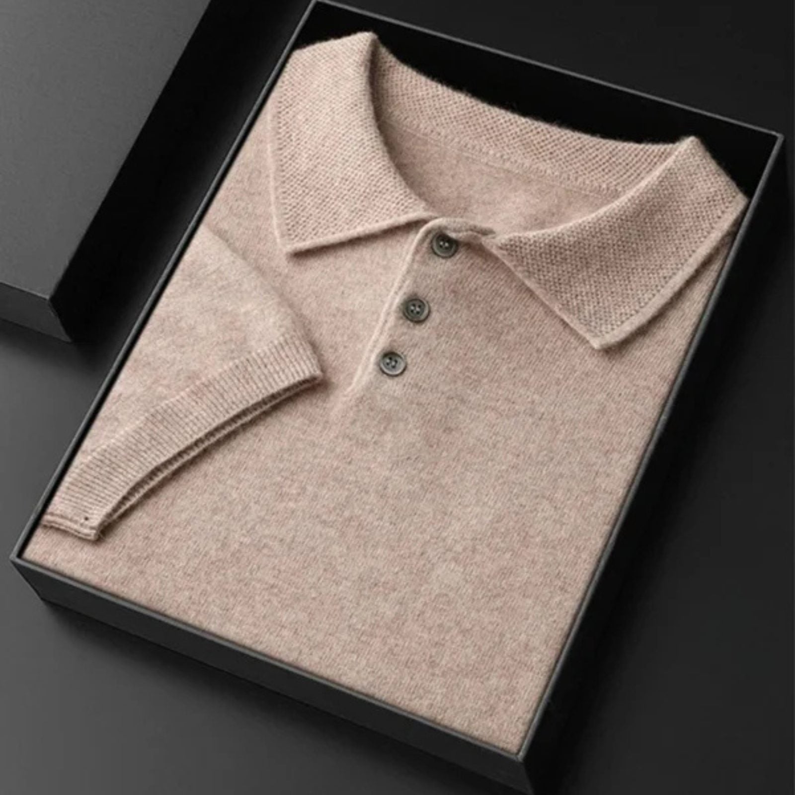 The Lucerne Cashmere Polo Shirt