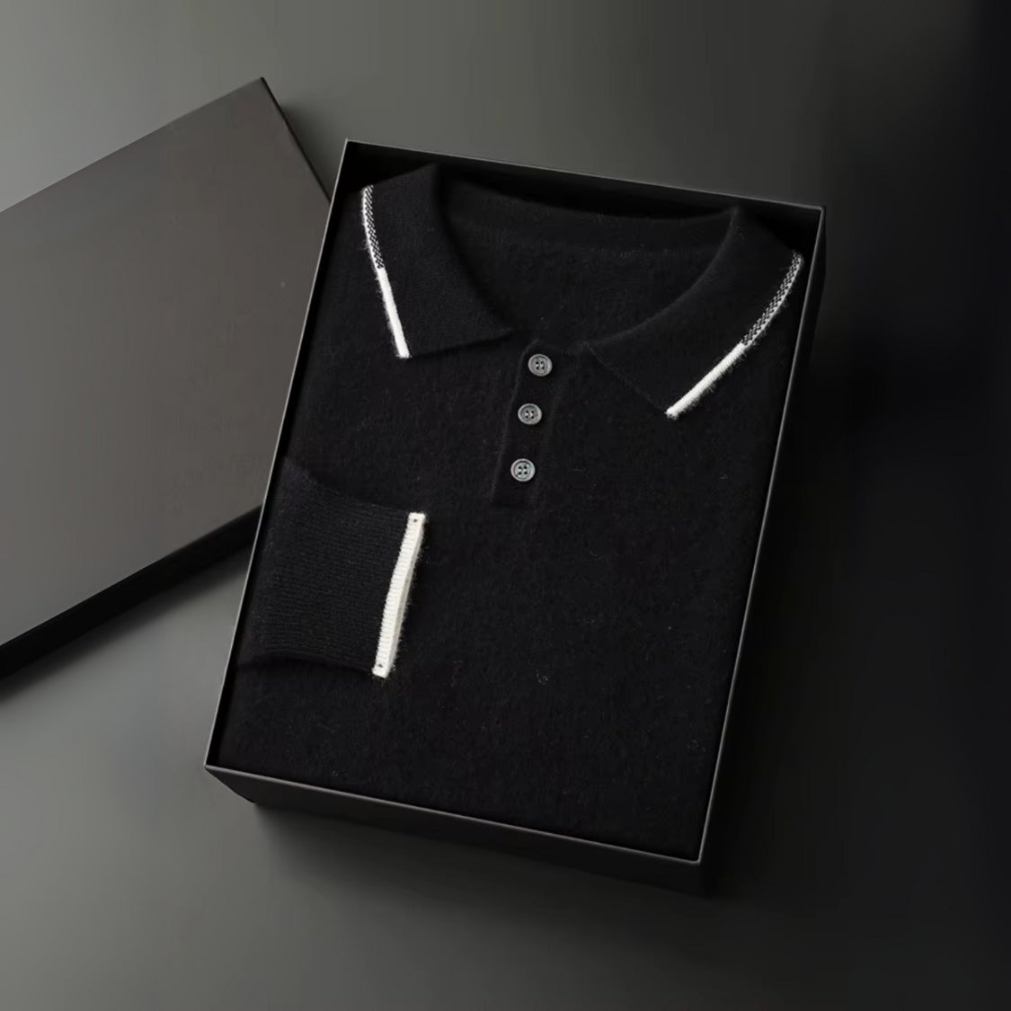 The Positano Cashmere Polo Sweater