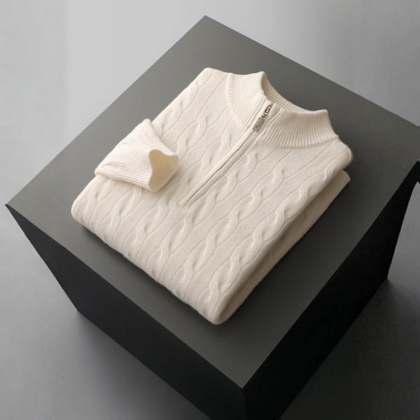 The Lausanne Merino Wool Quarter Zip