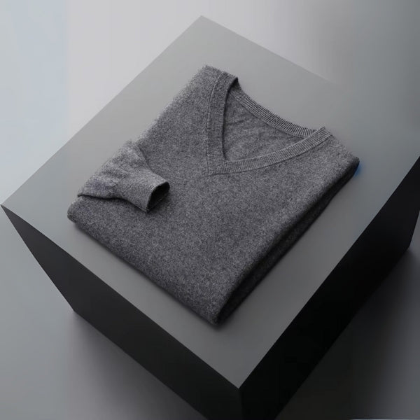 The Sorrento Fine Merino V-Neck Sweater