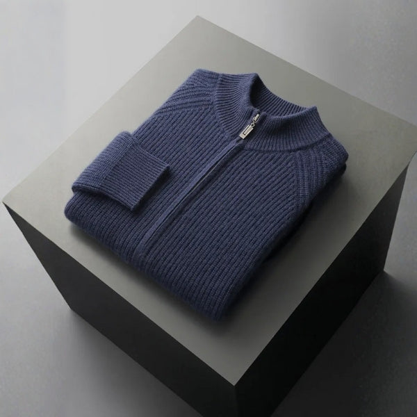 The Ravello Cashmere Zip Knit