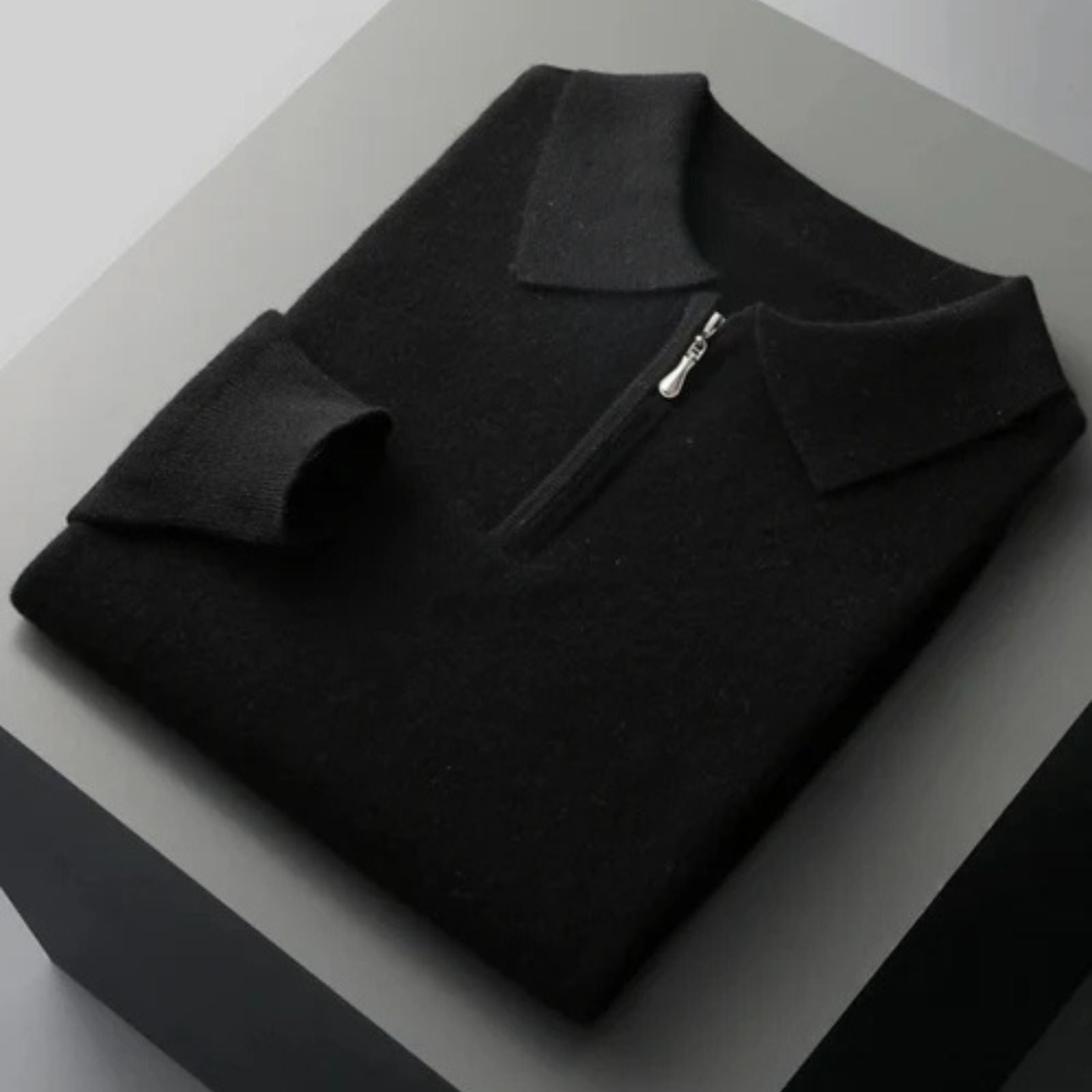 The Como Merino Quarter-Zip Sweater