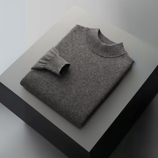 The Lucerne Merino Wool Mock Neck Sweater