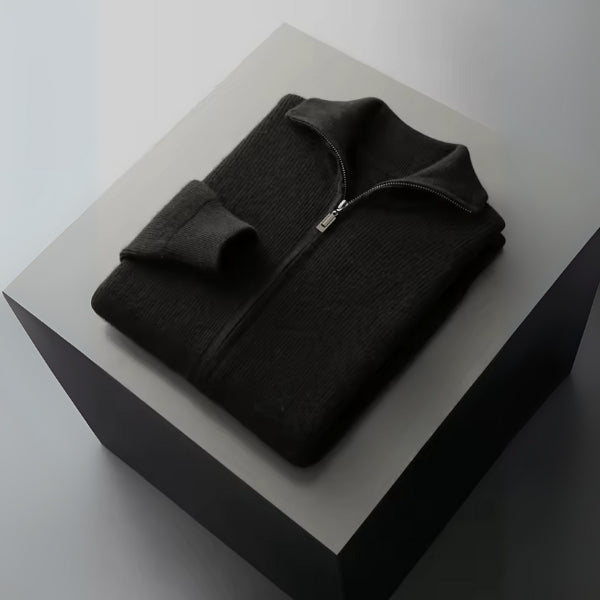 The Dolomiti Merino Wool Zip Knit