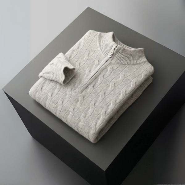 The Lausanne Merino Wool Quarter Zip