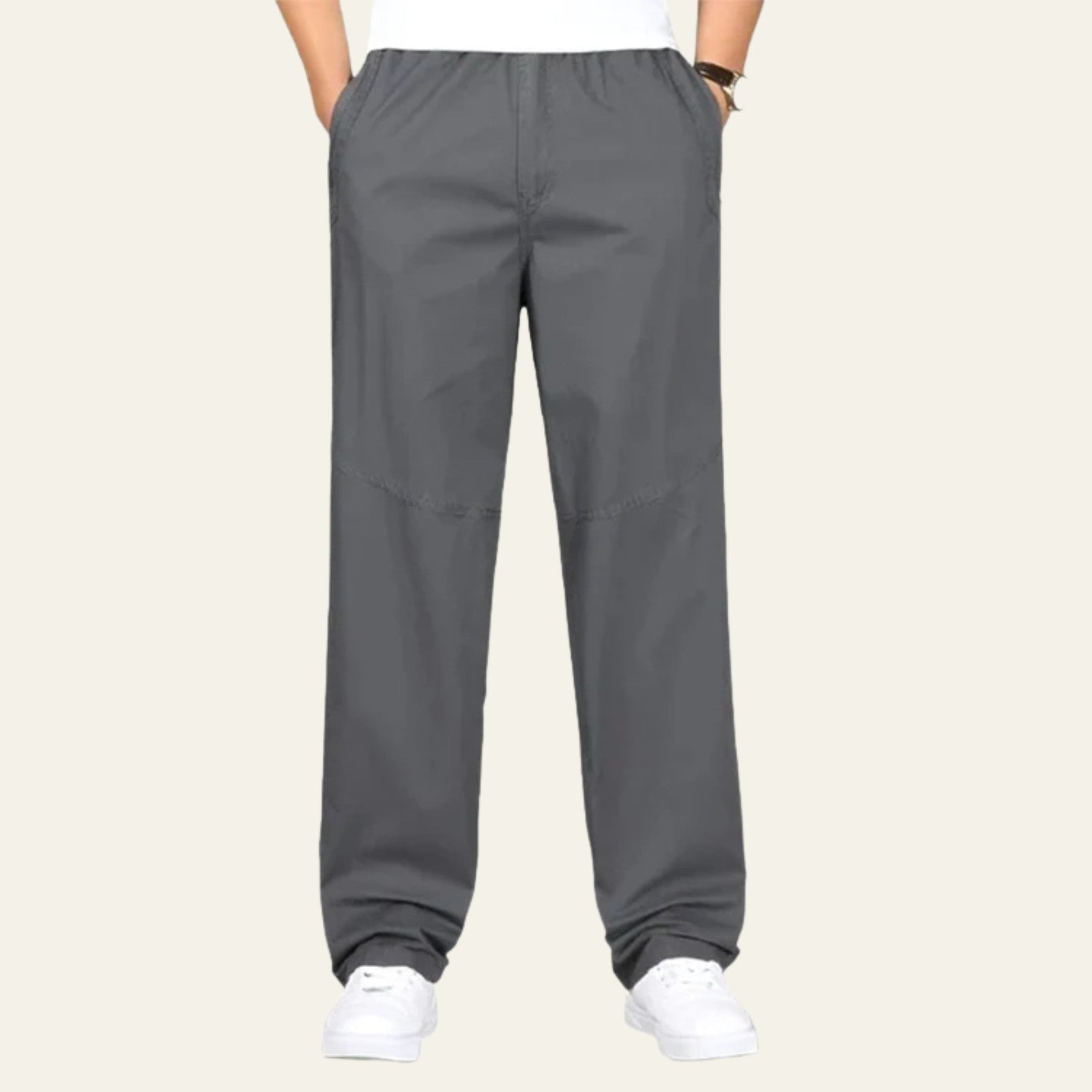 The Milano Cotton–Linen Pantalon