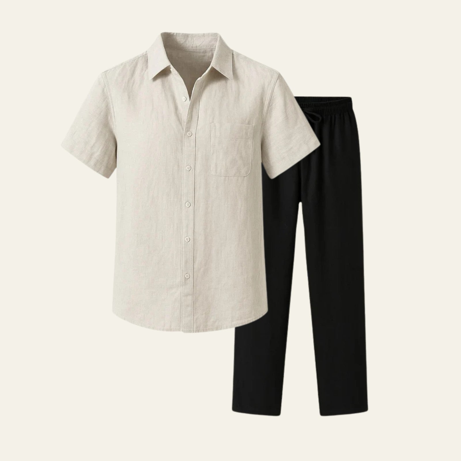 The Ravello Linen Slim Pantalon Set