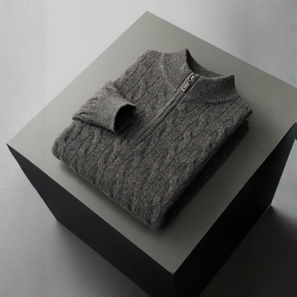 The Lausanne Merino Wool Quarter Zip