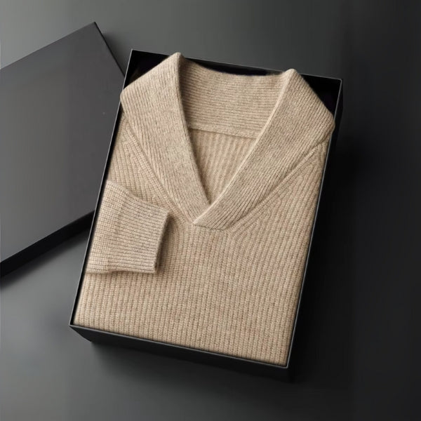 The Parma Cashmere V-Neck Sweater