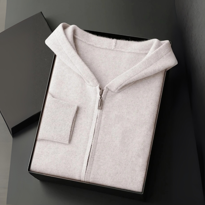 The Montreuil Cashmere Zip Hoodie