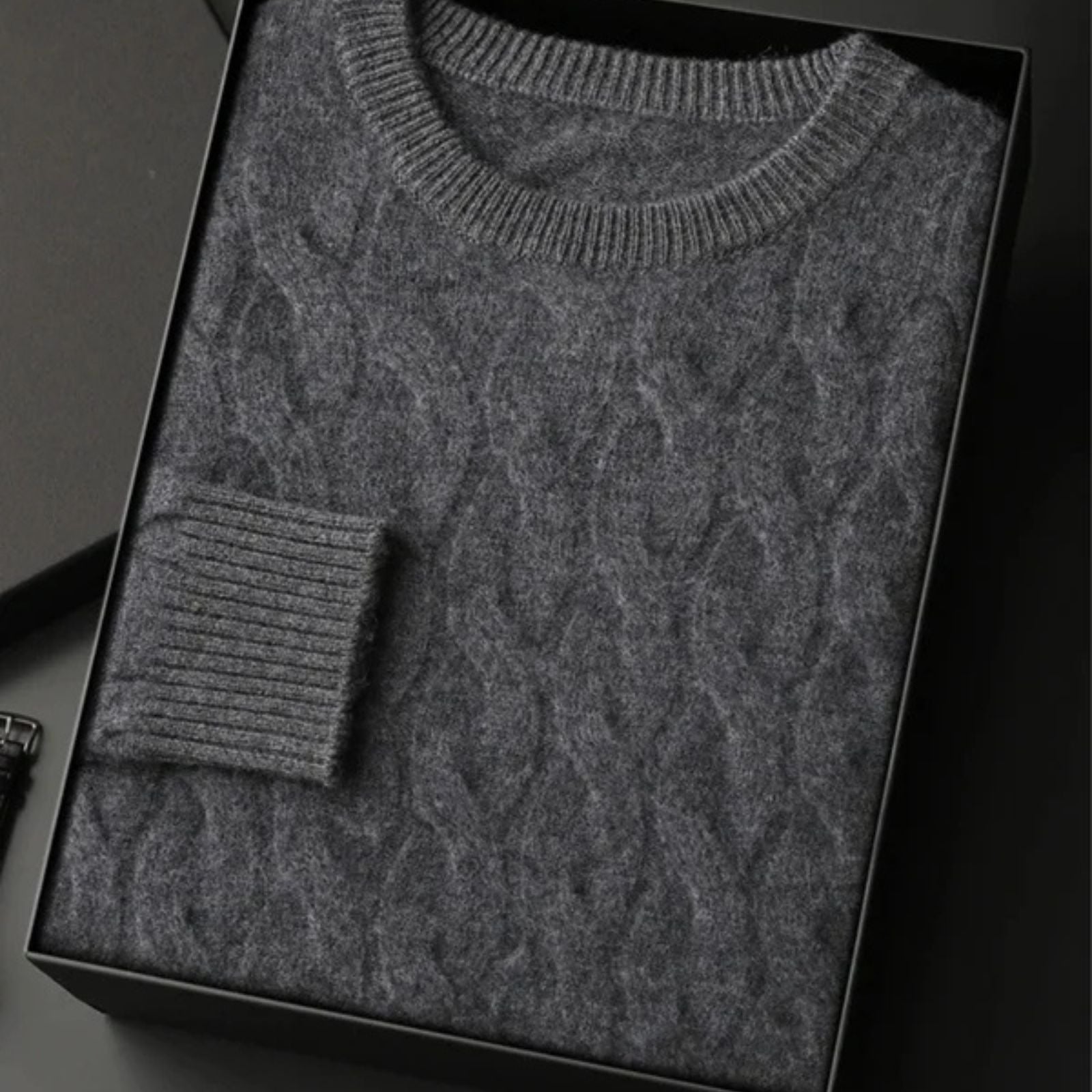 The Zermatt Cashmere Cable Knit Sweater