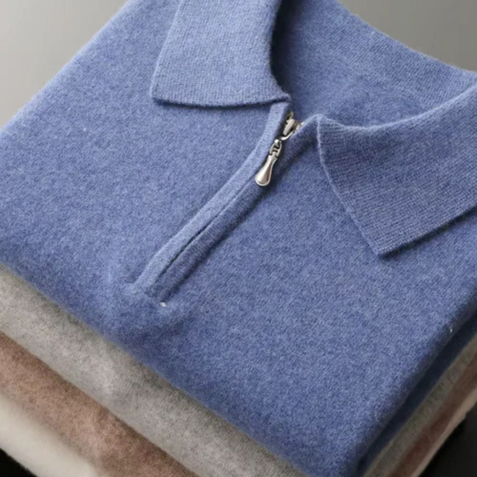 The Como Merino Quarter-Zip Sweater