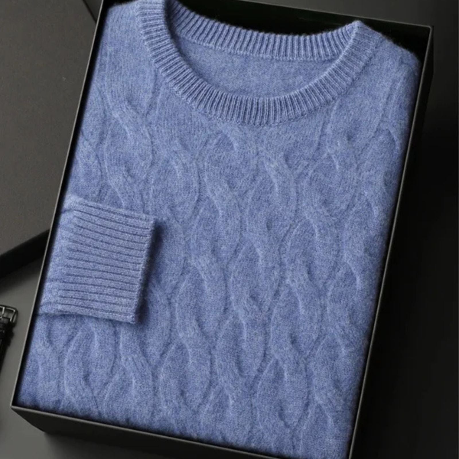 The Zermatt Cashmere Cable Knit Sweater
