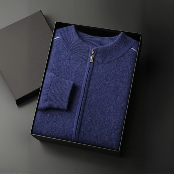The Lausanne Cashmere Zip Knit