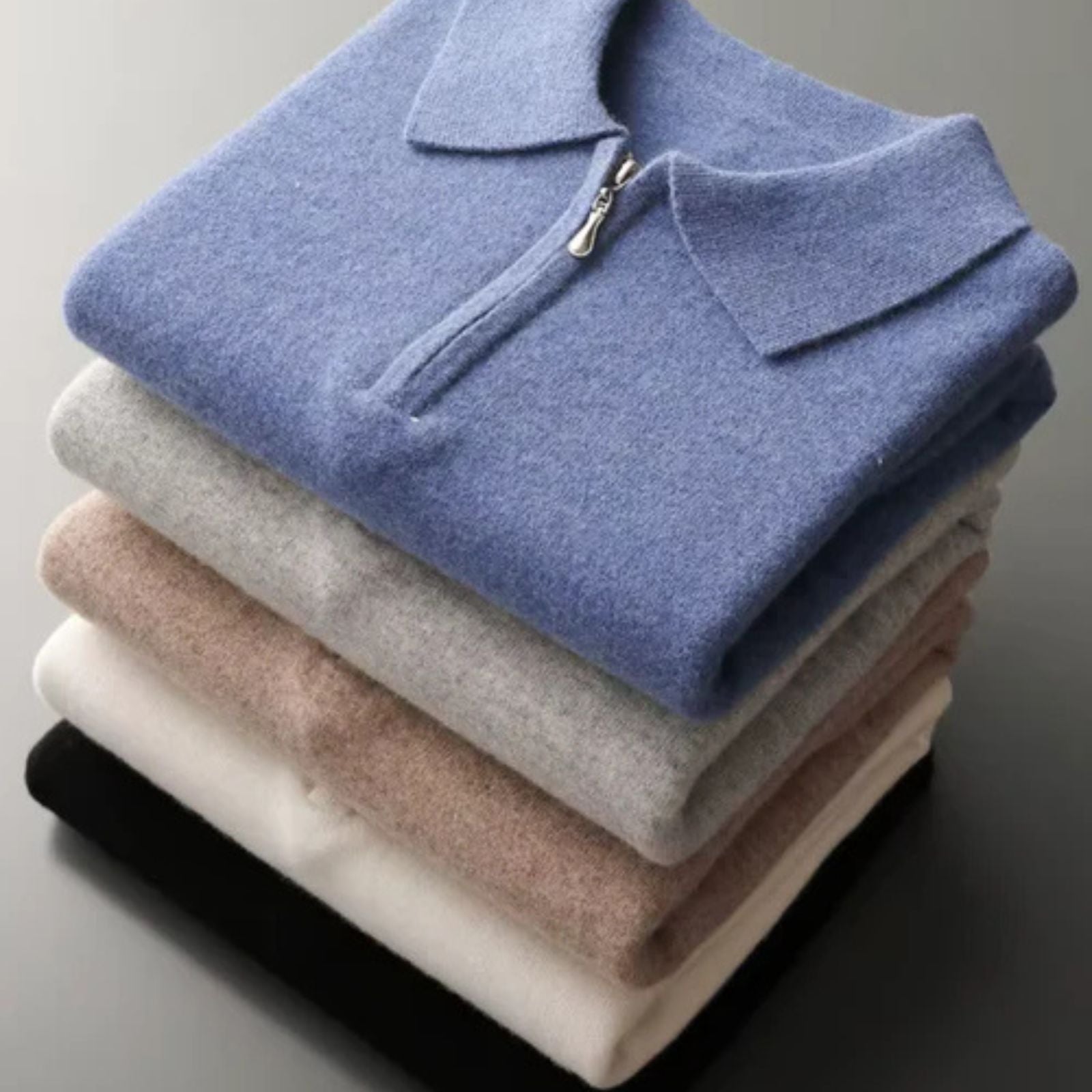 The Como Merino Quarter-Zip Sweater