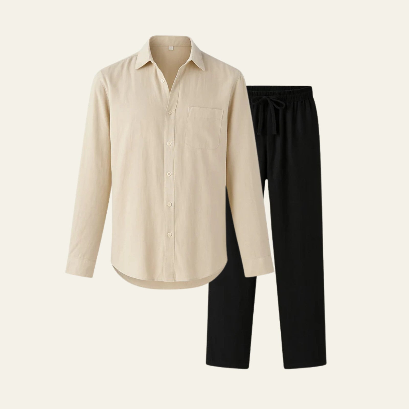 The Valencia Linen Slim Pantalon Set