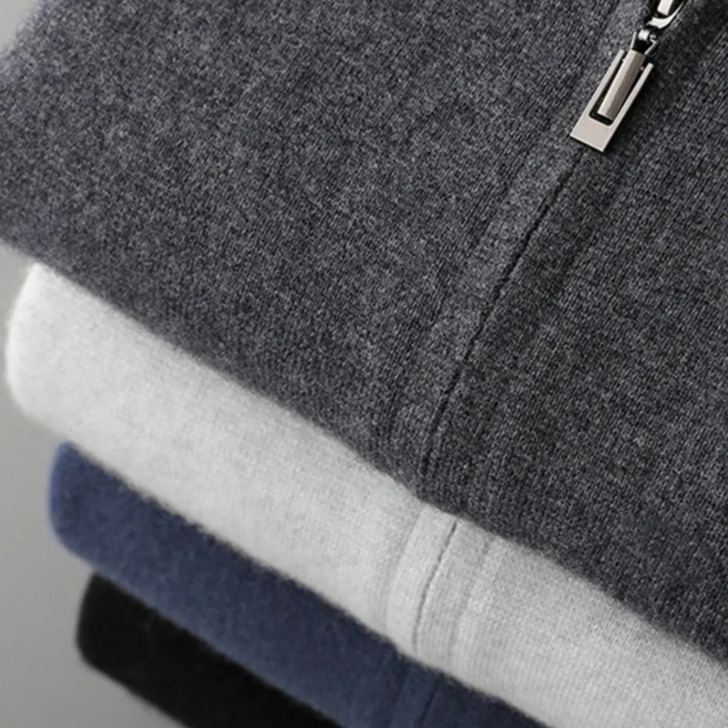 The Montreuil Cashmere Zip Hoodie