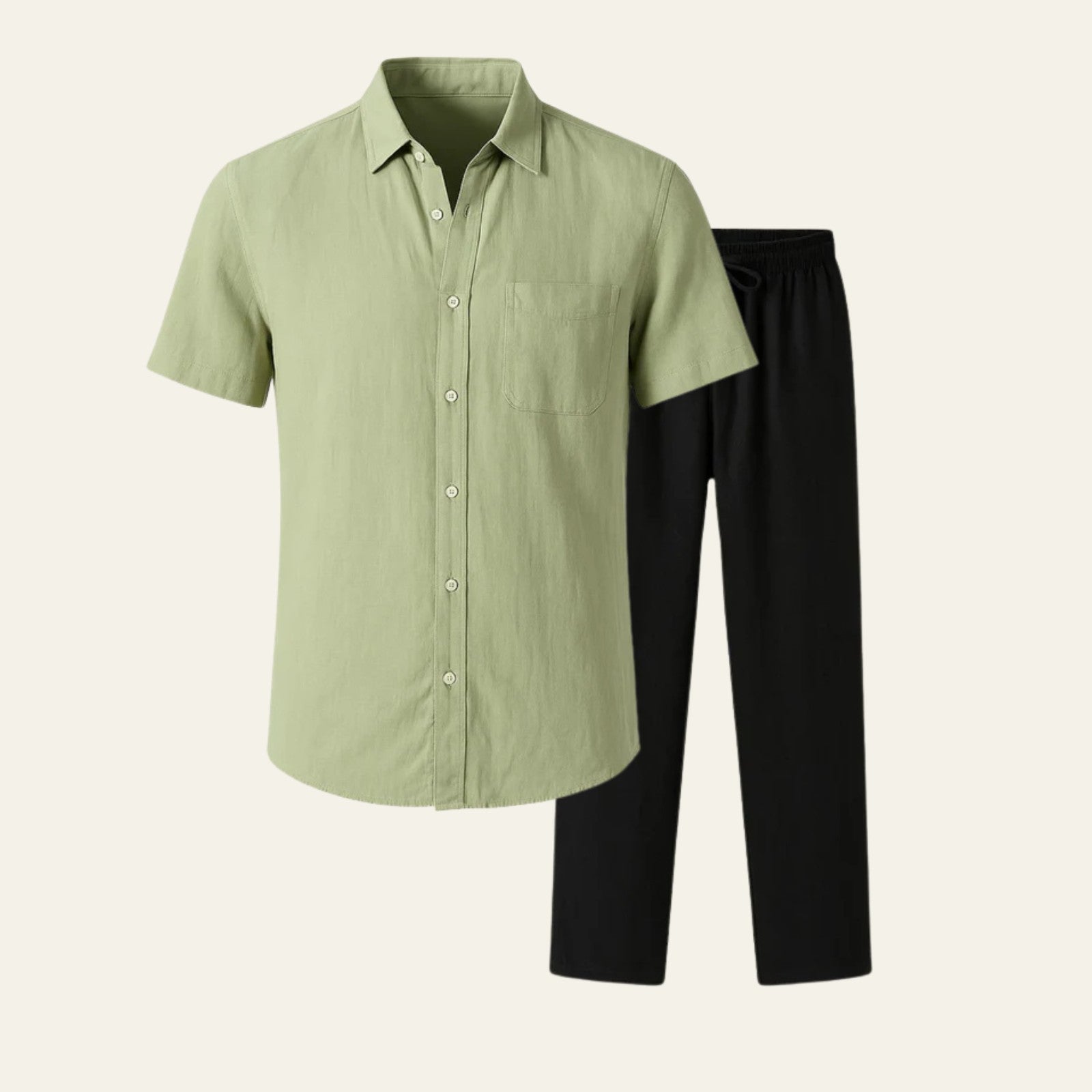 The Ravello Linen Slim Pantalon Set