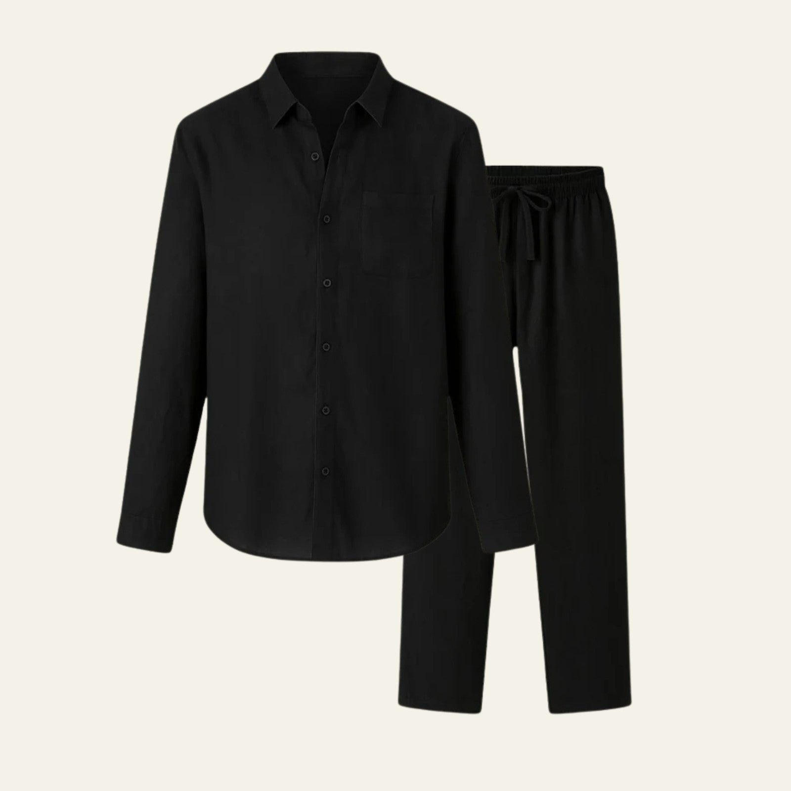 The Valencia Linen Slim Pantalon Set