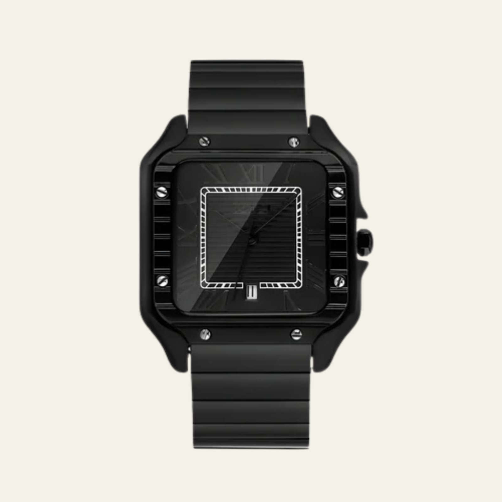 The Seville Stainless Steel Square Watch
