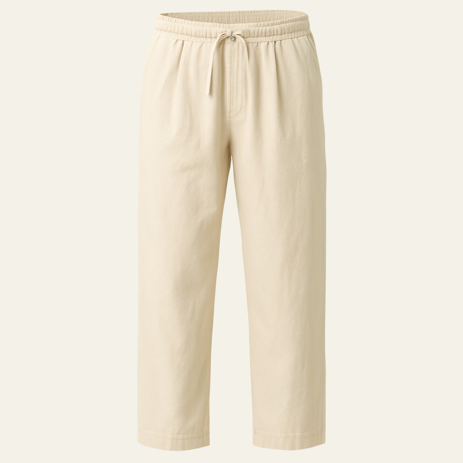 The Mykonos Linen–Cotton Pantalon