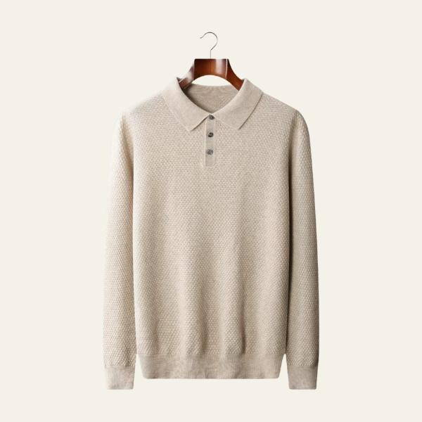 The Zermatt Cashmere Polo Knit