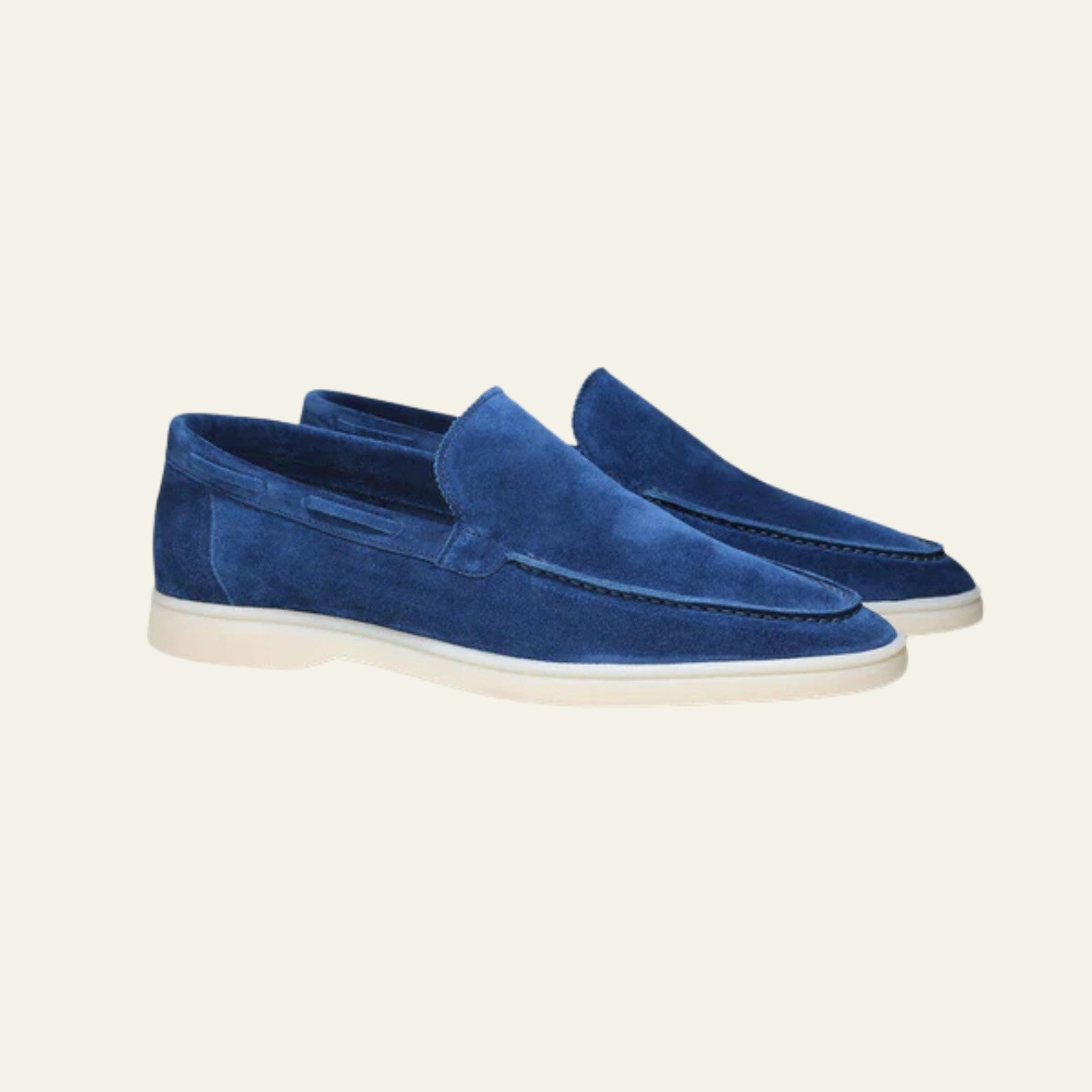 The Antibes Suede Yacht Loafer in Ultramarine