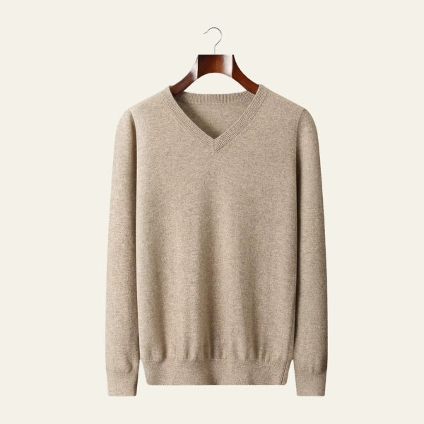 The Sorrento Fine Merino V-Neck Sweater