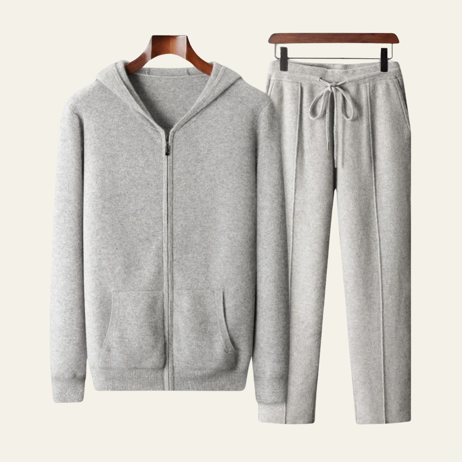 The Lausanne Merino Wool Zip-Up Comfort Set