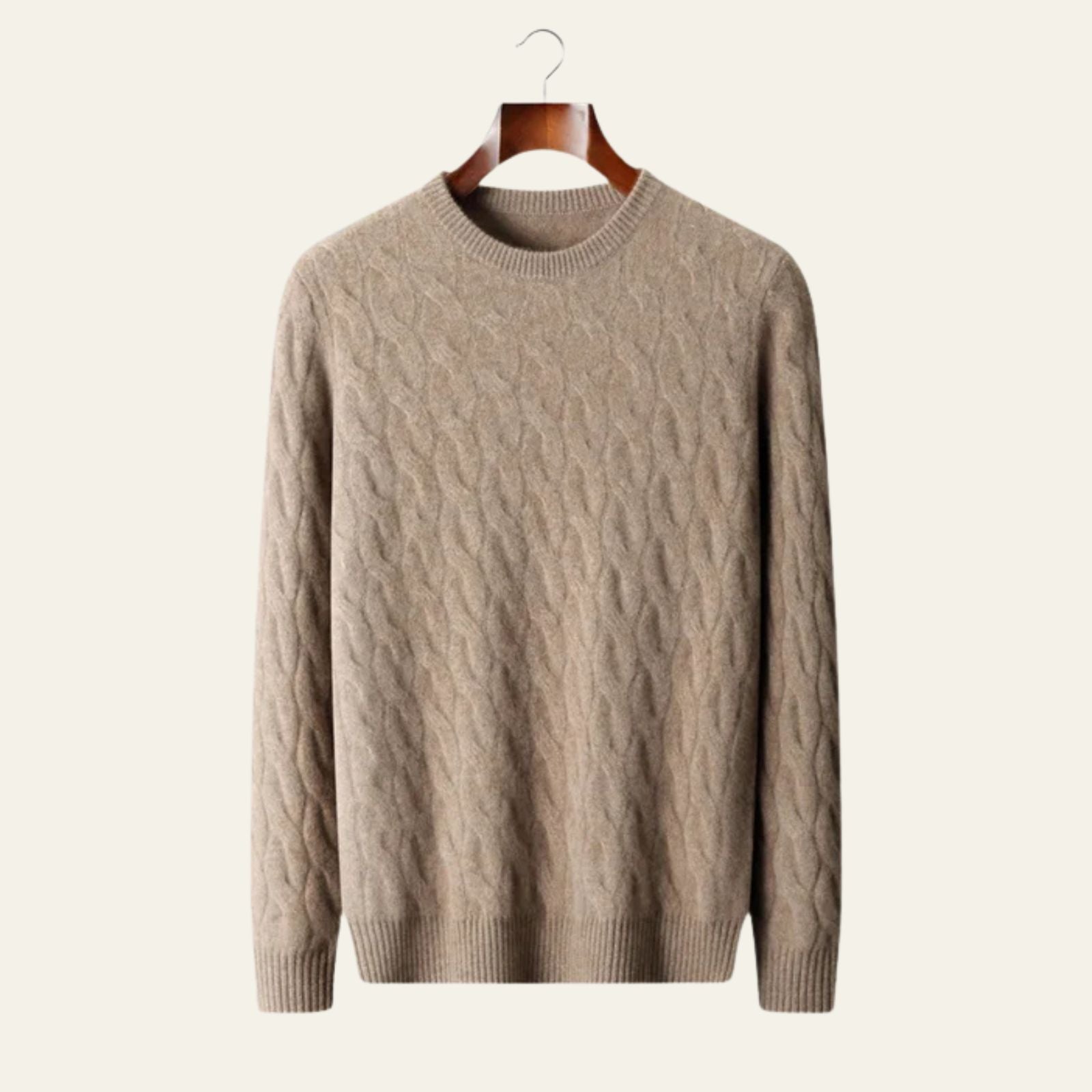 The Zermatt Cashmere Cable Knit Sweater