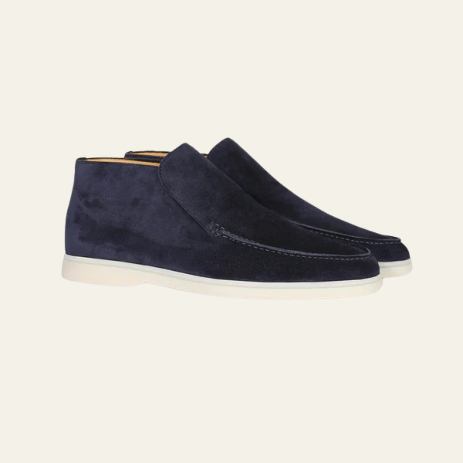 The Catania Suede City Loafer in Navy