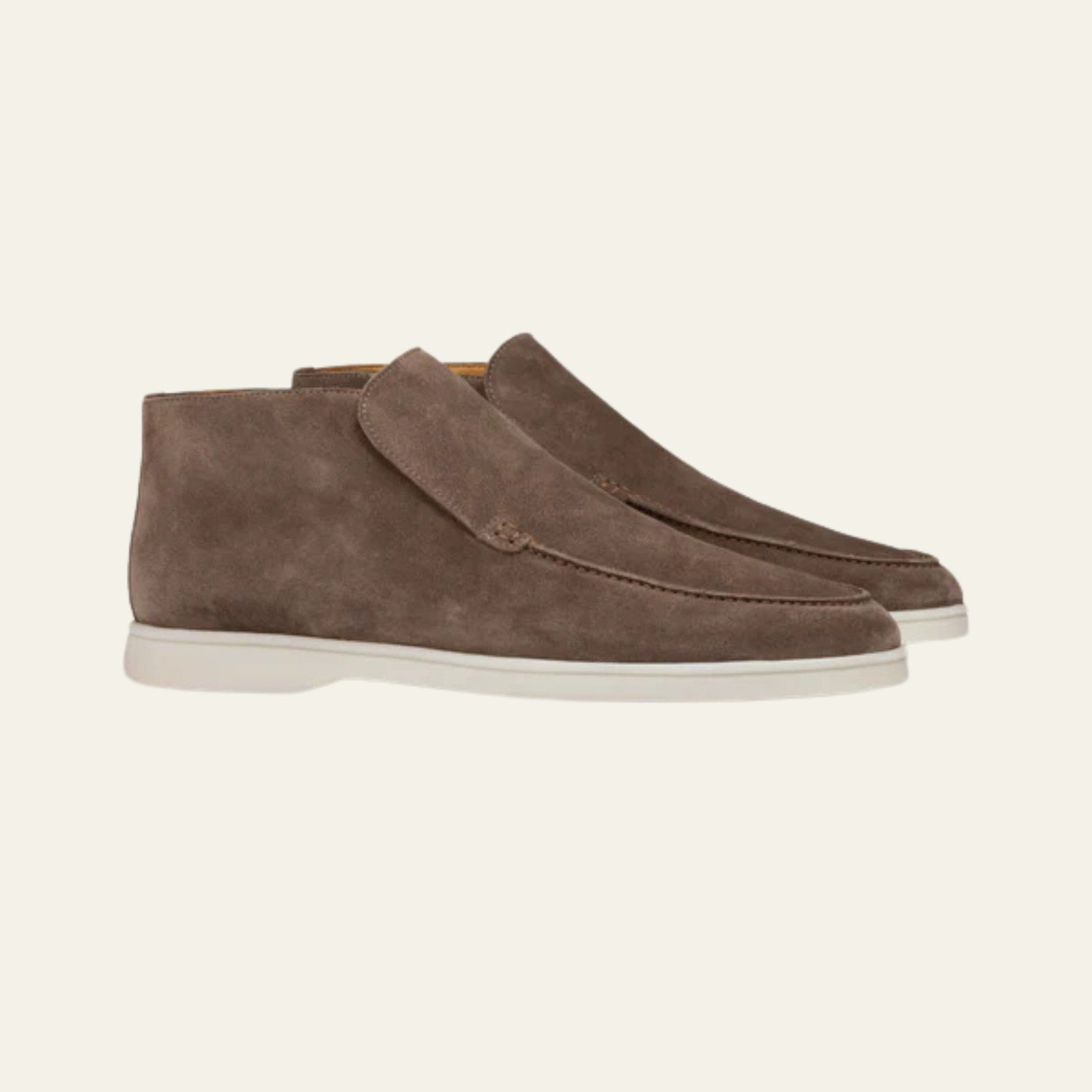 The Modena Suede City Loafer in Ash Grey