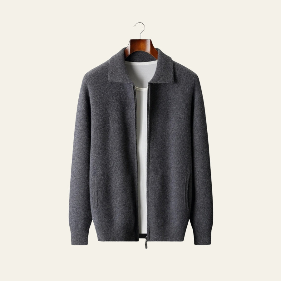 The Lausanne Cashmere Zip Jacket