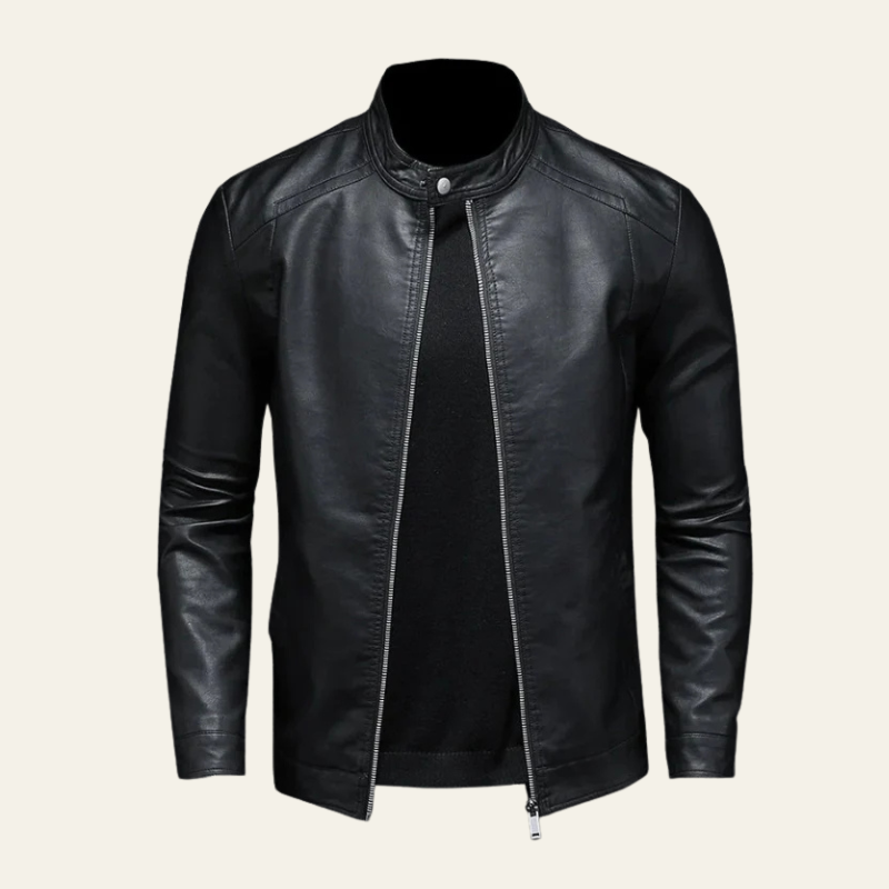 The Cannes Biker Faux Leather Jacket